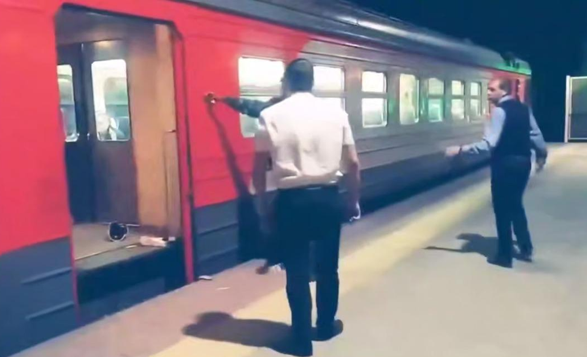 Машинист охладил пыл драчунов
