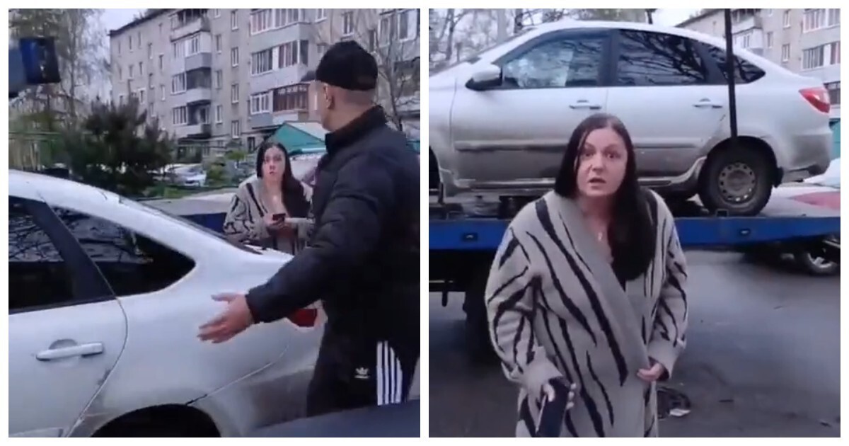 Перекрыла чужое авто