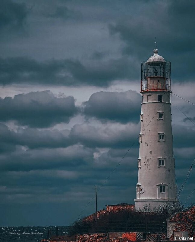 Тарханкутский маяк, село Оленевка