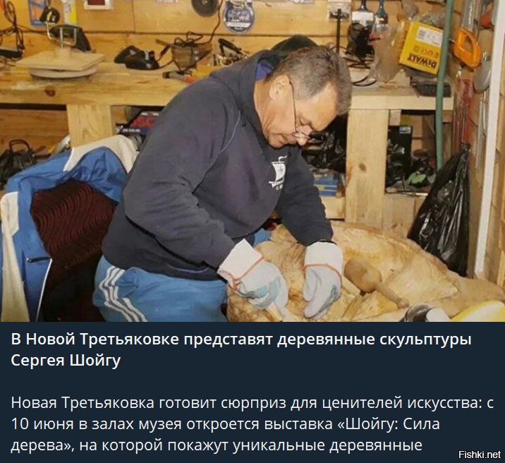 Выставка намечается под названием &quot;Шойгу - сила дерева