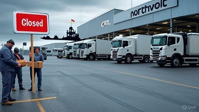 Шведская компания Northvolt закрывает флагманский завод по производству аккумуляторов в Шеллефтео — производство полностью остановится не позднее 30 июня