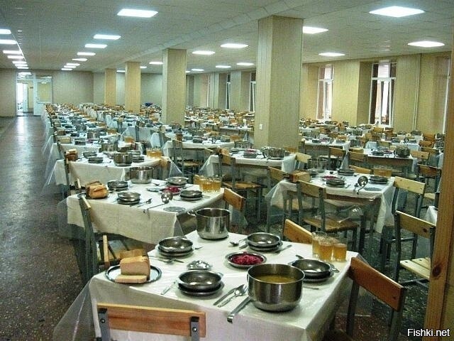 Курсантская столовая