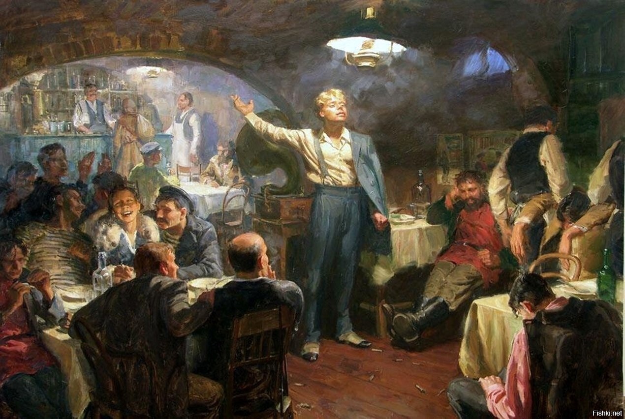 ...И тебе в вечернем синем мраке,
Часто видится одно и то ж:
Будто кто-то мне...