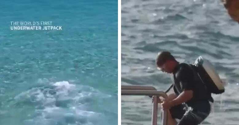 В Великобритании разработали первый в мире реактивный подводный ранец — CudaJet