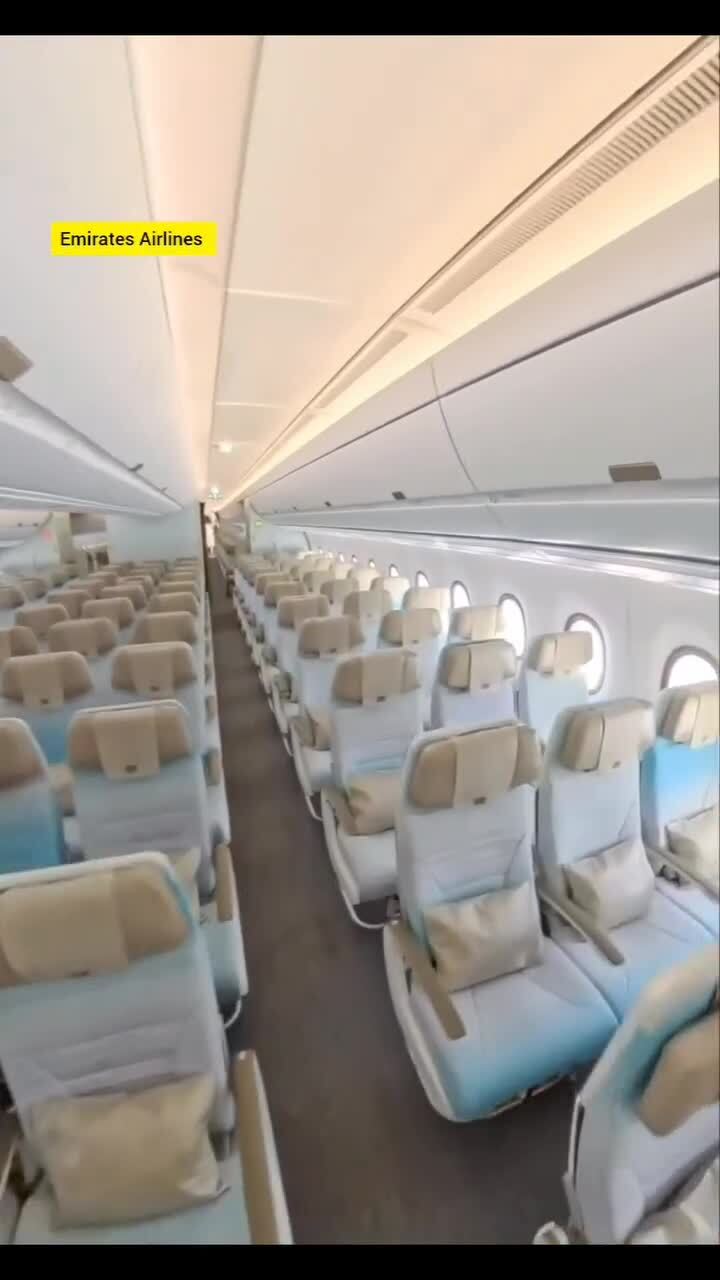 Первый в мире пролёт дрона через салон в Airbus A350