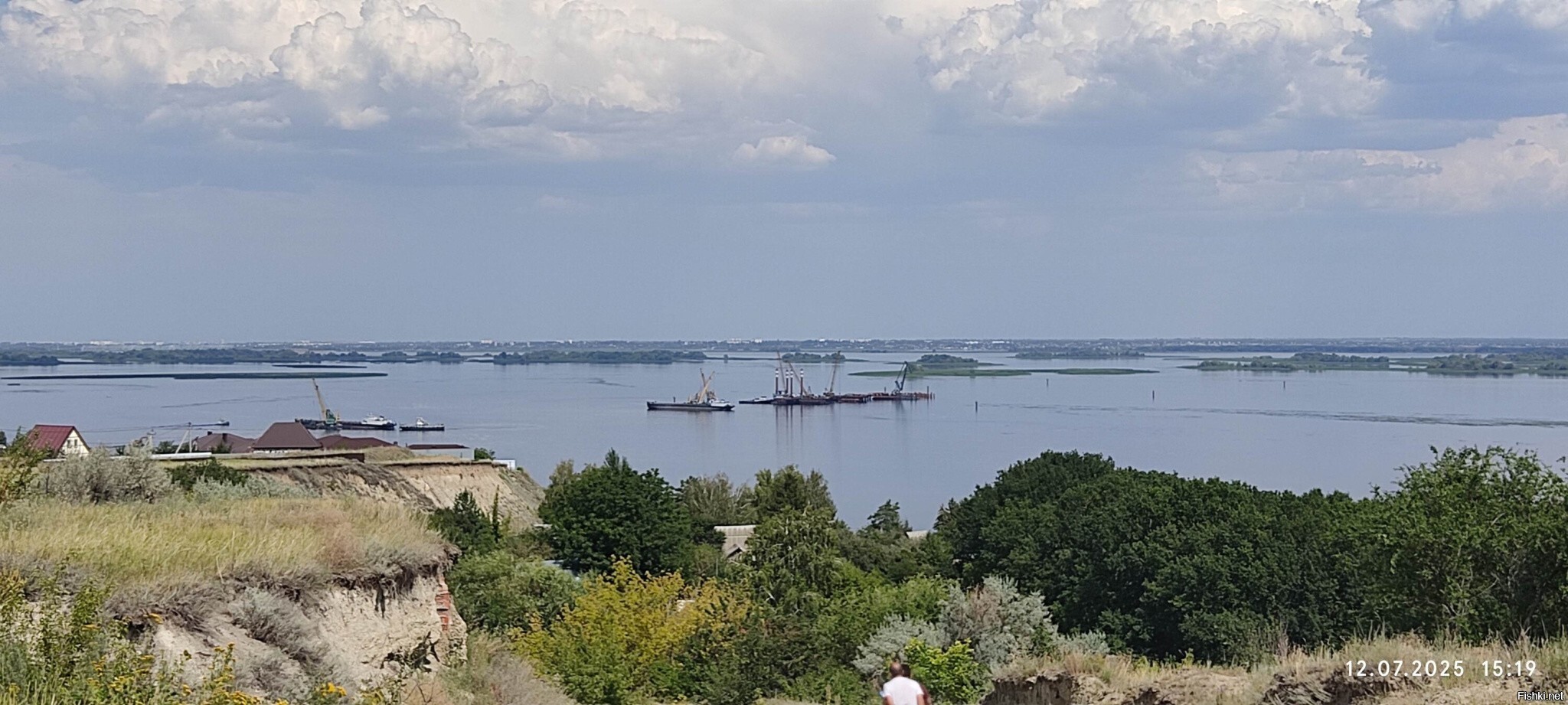 Строительство моста в районе Хмелевки 