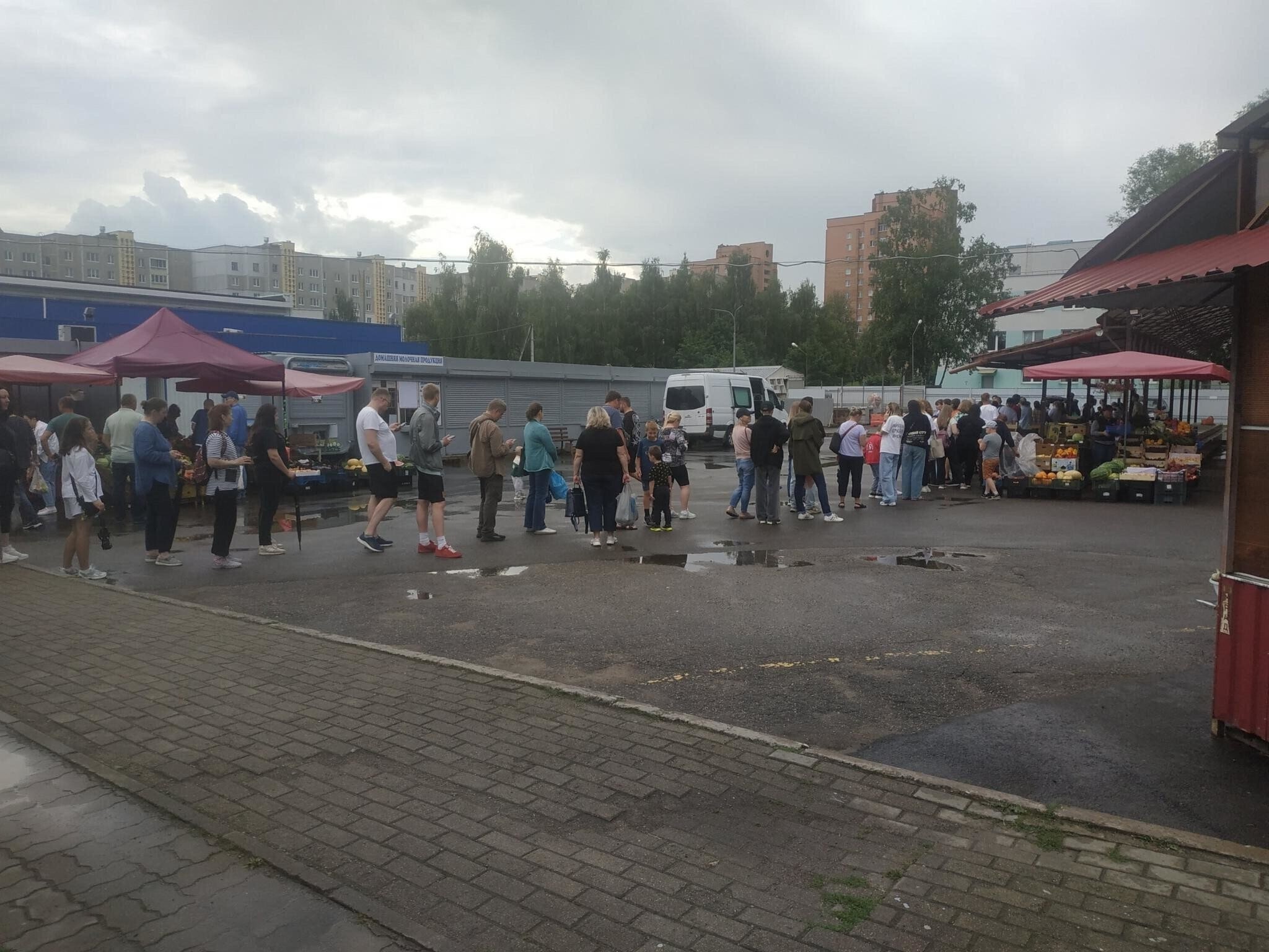 Минск, местный рынок