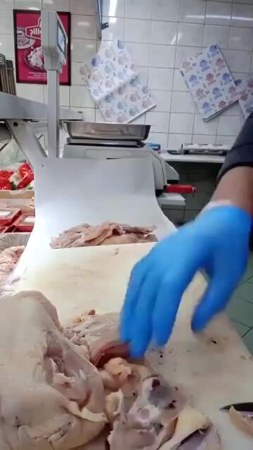 Разделка курицы  