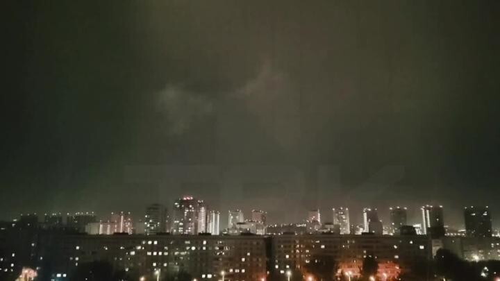 Вчерашняя гроза в Красноярске