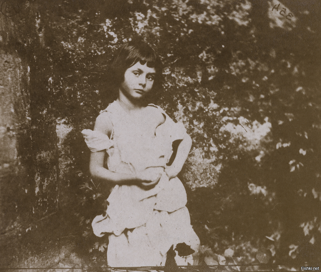 Алиса Лидделл, фотограф Льюис Кэрролл, 1858 г