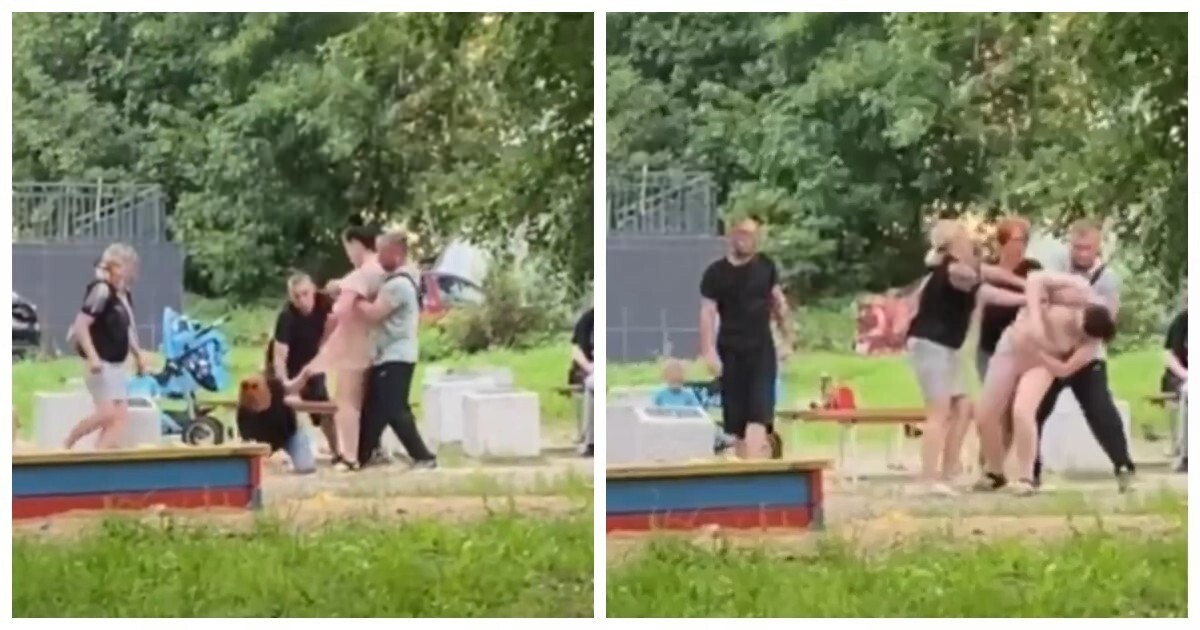 Две пьяных матери подрались на&nbsp;детской площадке в&nbsp;Нижнем Новгороде