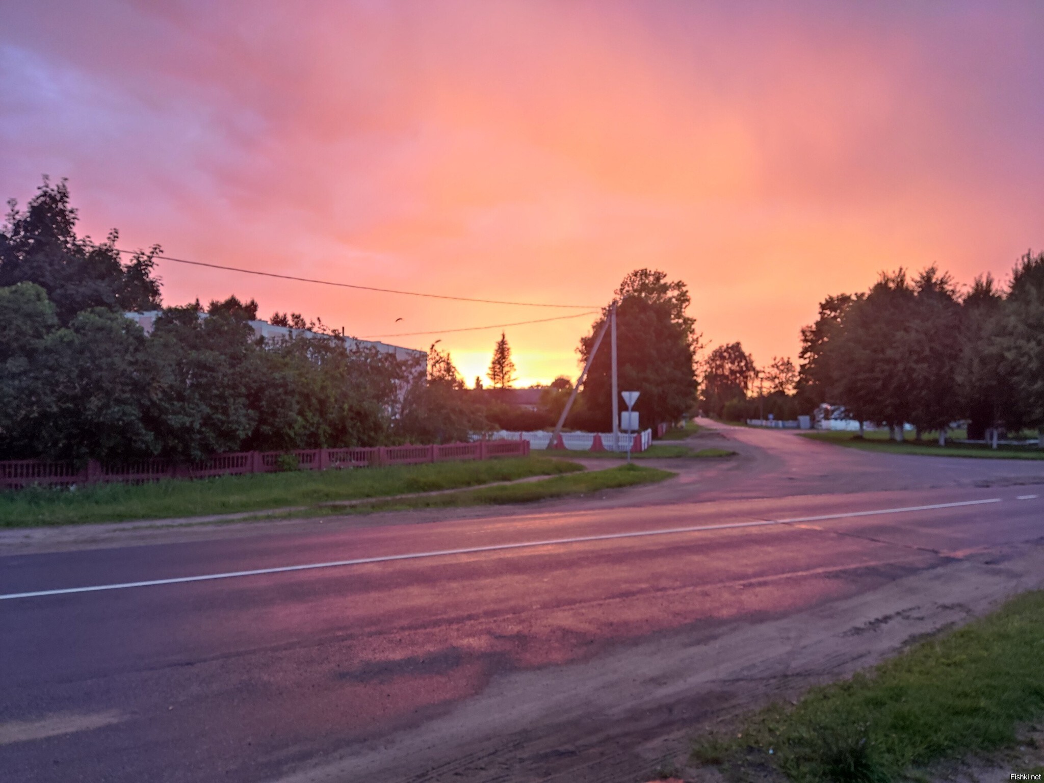 "Ядерный" закат