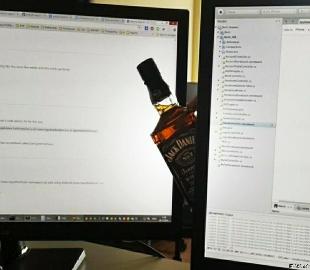 Джек Дэниелс как бы интересуется &quot;А не пора ли уже