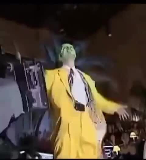 На съемках "Маска"