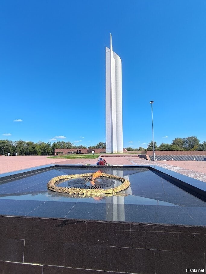 Площадь Победы в Уральске
