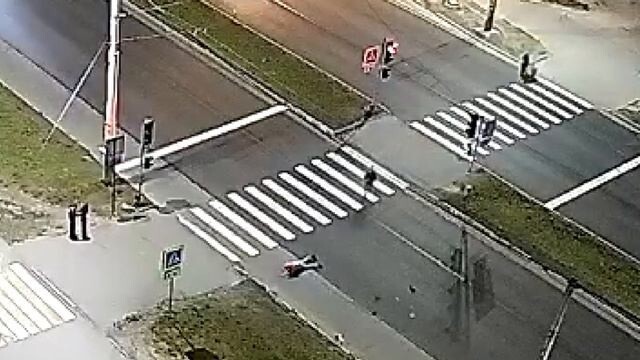 ДТП в Петрозаводске "На мигающий зеленый"