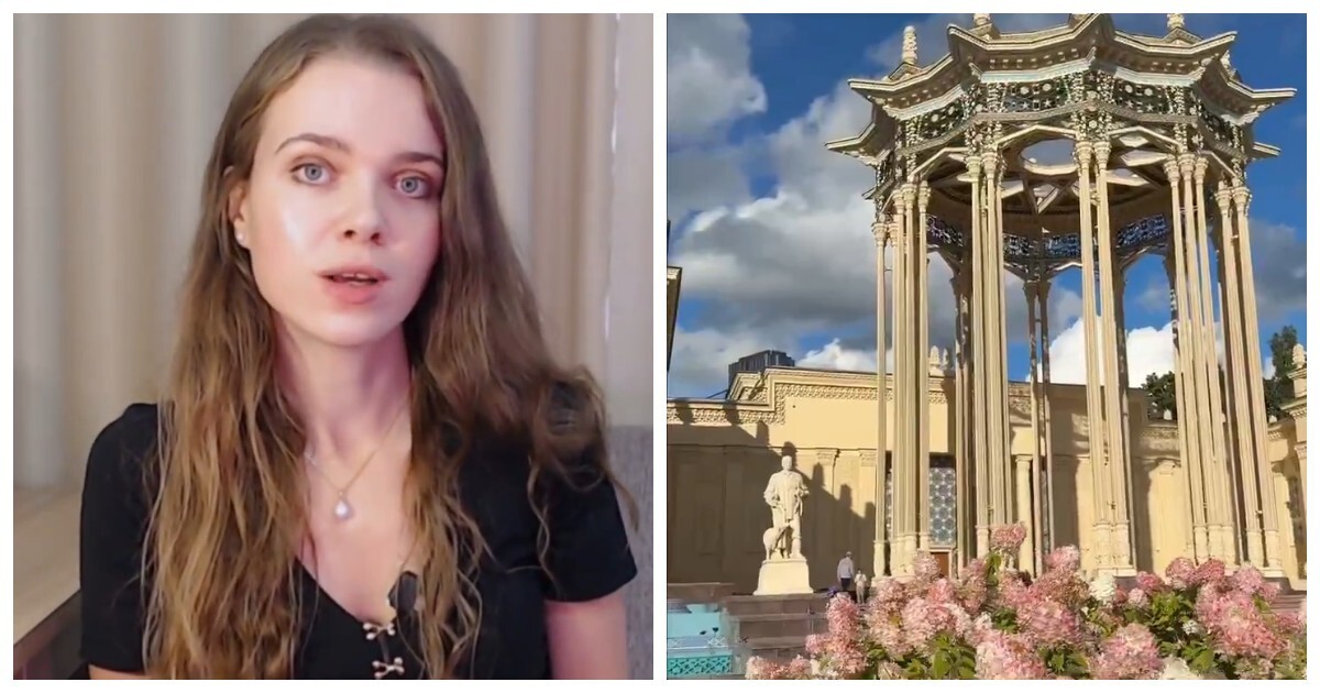 Француженка открыла для себя ВДНХ и русские разносолы