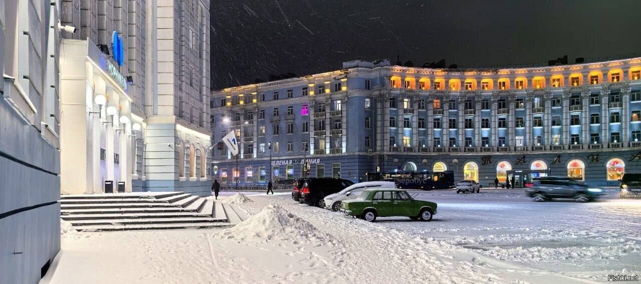В Норильске уже лёг снег