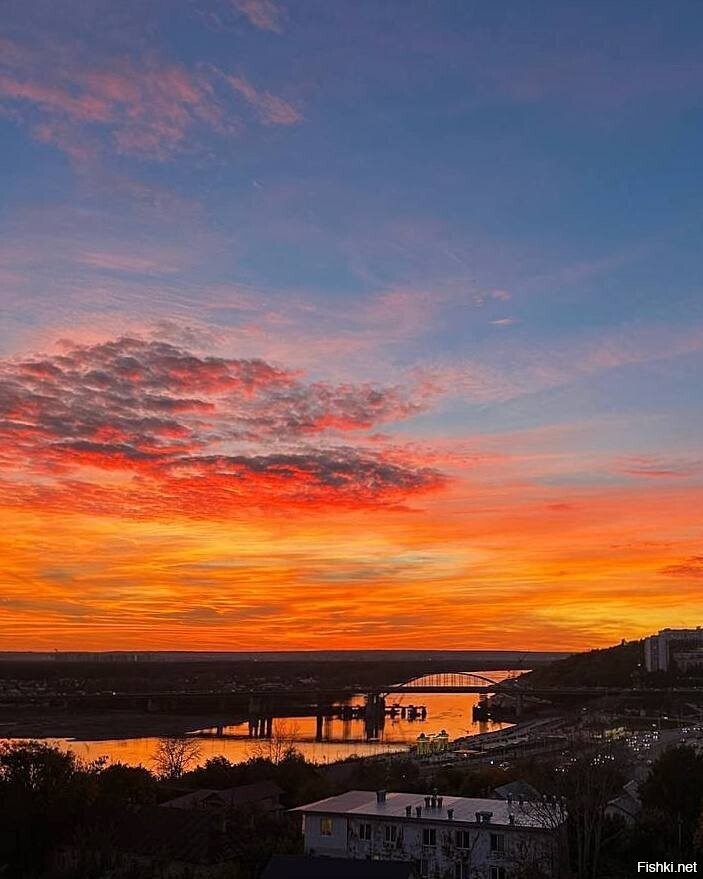 Вчерашний уфимский закат