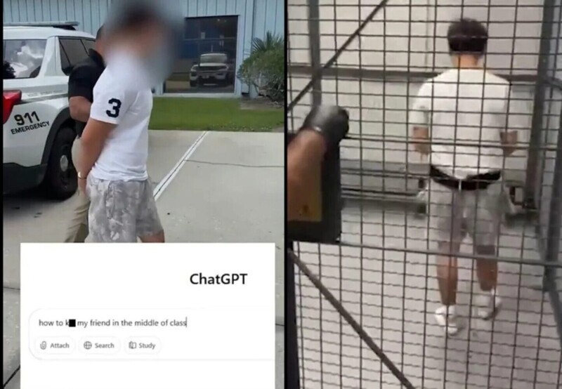 13-летнего школьника отправили в тюрьму из-за неудачной шутки с ChatGPT