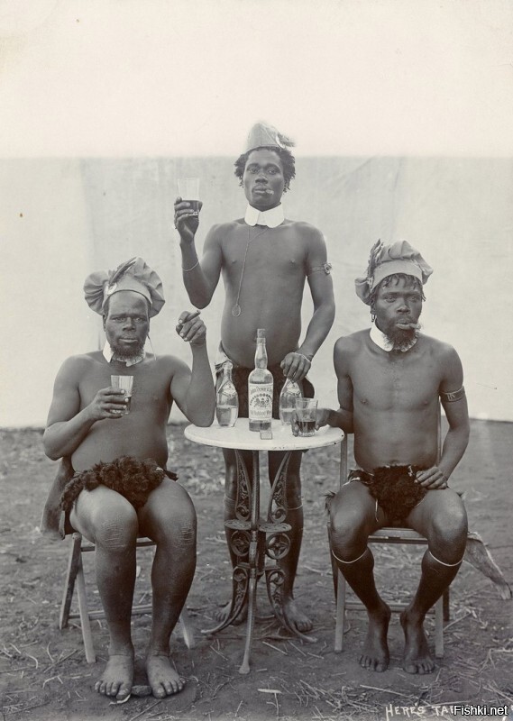 Особенности национальной охоты ))  Южная Африка, 1903