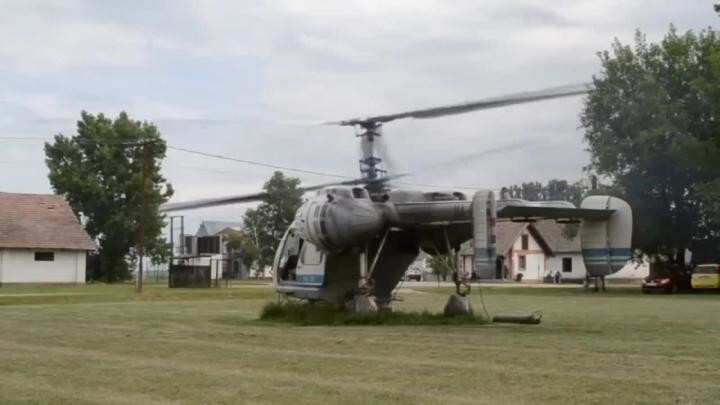 Запуск двигателей Ка-26 после 16 лет простоя на улице