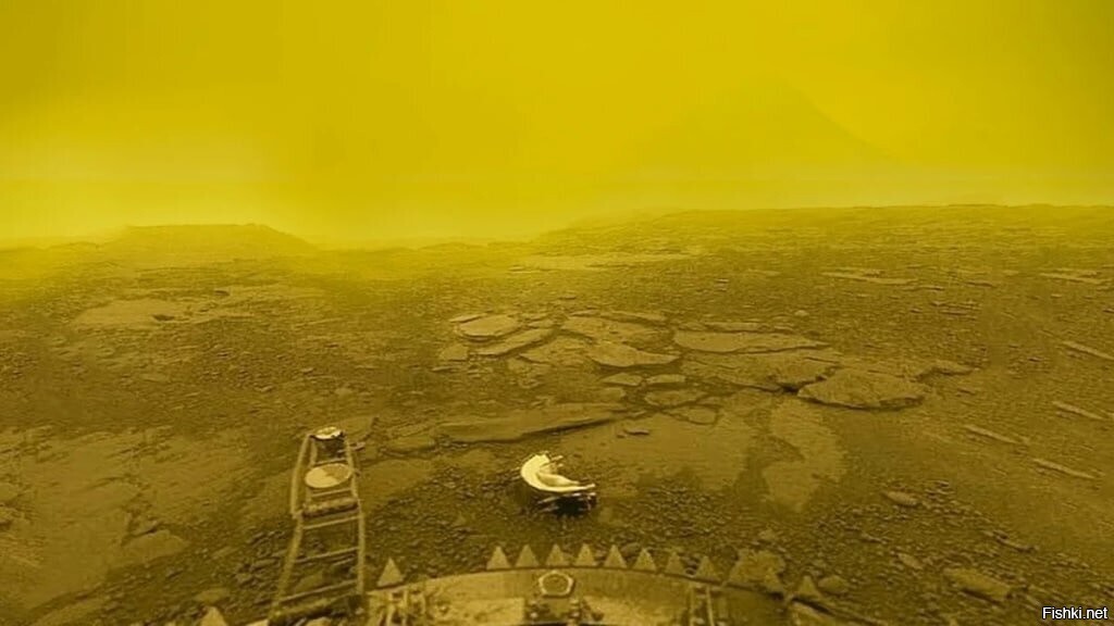 Это настоящее фото сделанное на поверхности Венеры