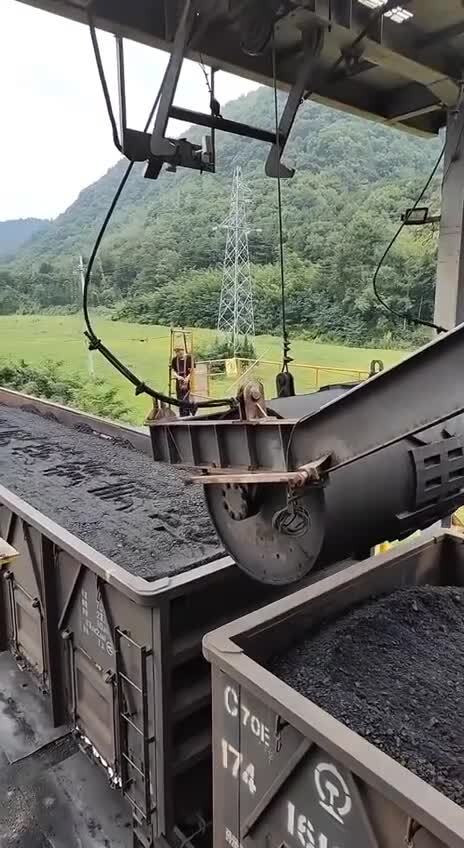 Профилактика краж угля на транспорте в Китае