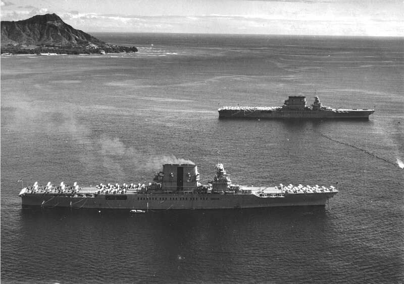 «Старая Леди», что прошла всю войну. История авианосца USS Saratoga