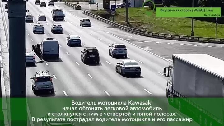 За 10 лет число ДТП с мотоциклами в Москве сократилось на 15%
