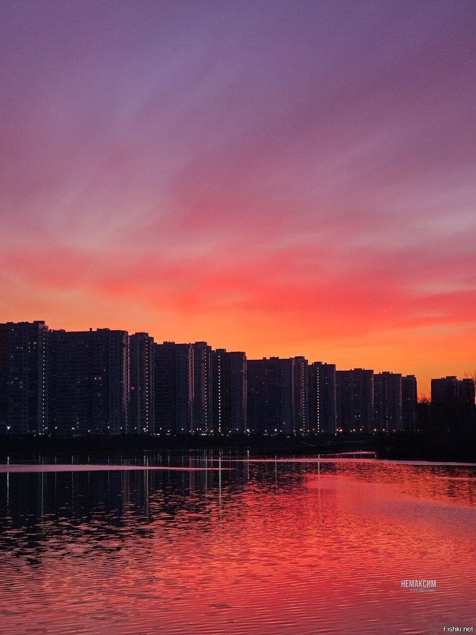 Закат над Красноярском 17
