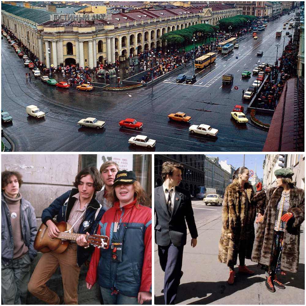 Прогулка по Ленинграду 1987 года