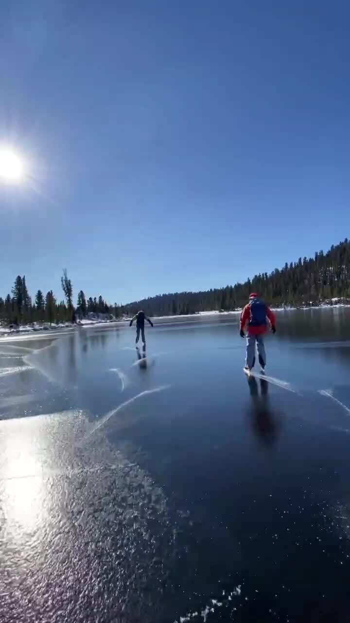 Катание по Ойскому озеру