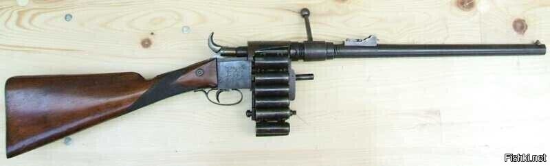 Цепная винтовка Триби (Treeby) - патент 1855 года