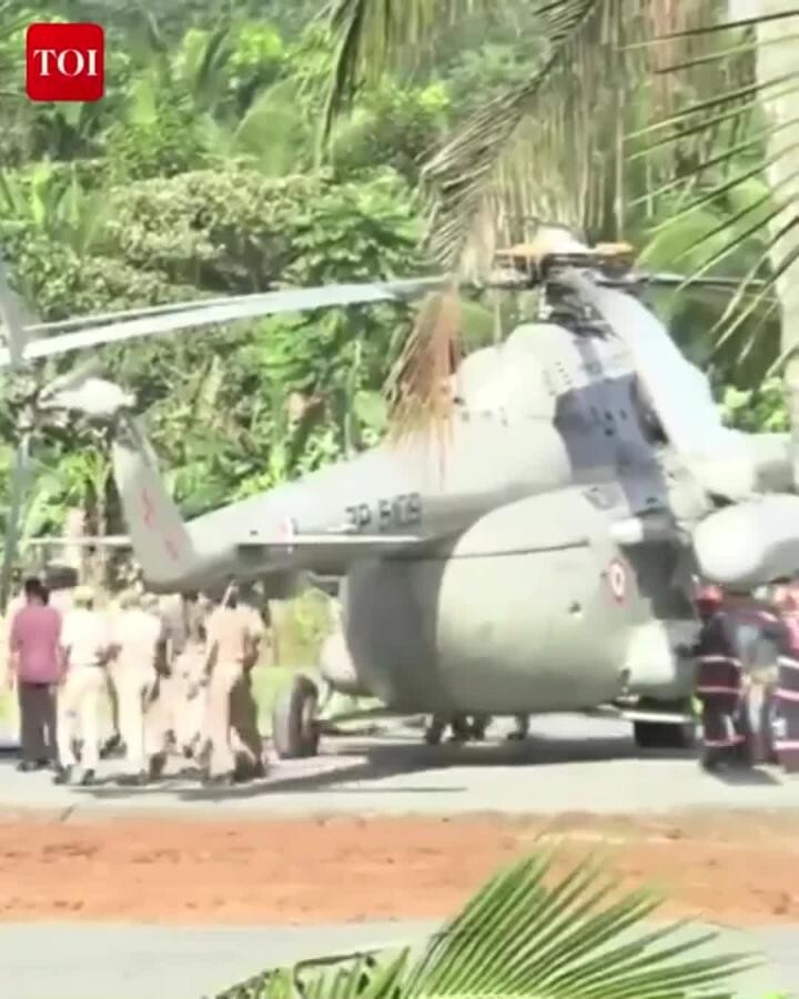 Вертолёт с президентом Индии увяз в бетоне при посадке