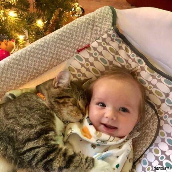 Мама, я его спать уложил