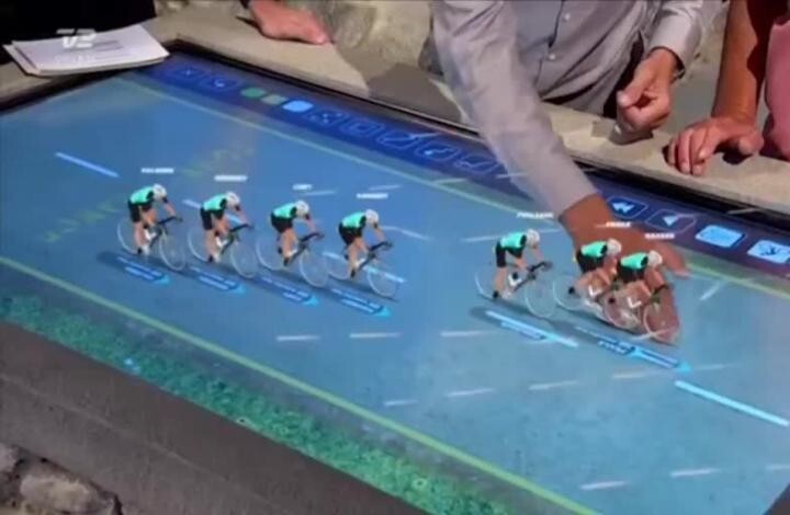 Интерактивная аналитическая AR-презентация шоссейной велогонки