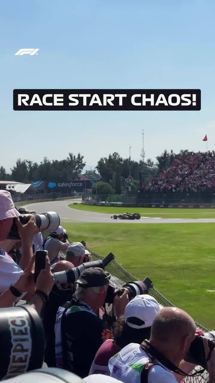 Супер старт вчерашней гонки Формула 1 в Мехико