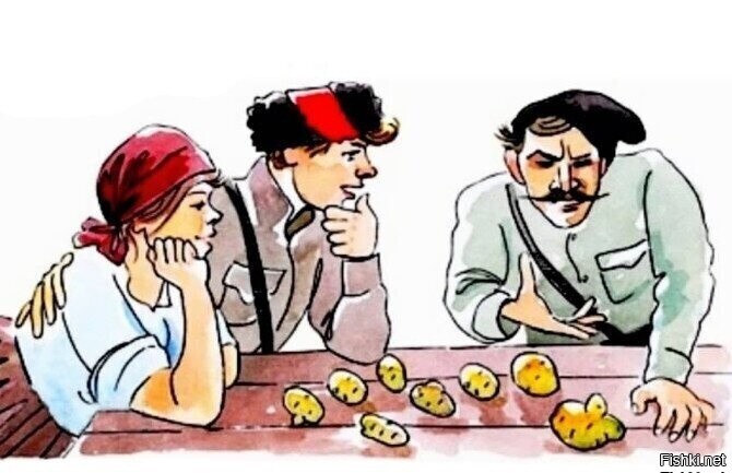 Чапаев рассказывает, как правильно выкапывать картошку