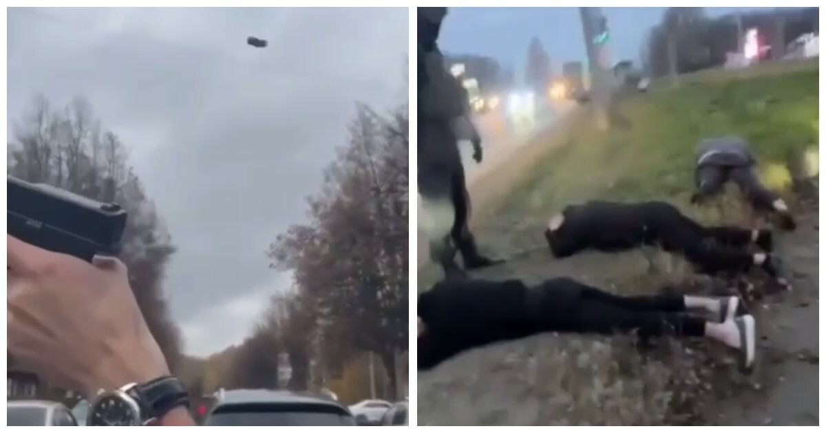 В Йошкар-Оле участники свадебного кортежа устроили стрельбу