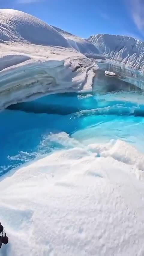 Река на леднике