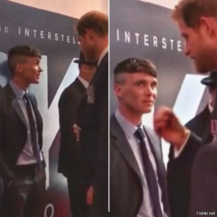 Во время встречи с принцем Гарри актёр Киллиан Мерфи демонстративно держал ру...