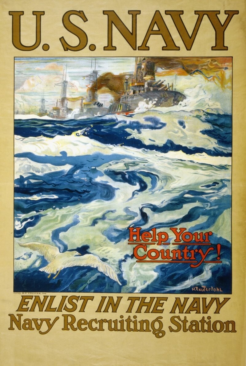 Флот США в Первой мировой. Часть II: Северное и Средиземное моря, Тихий океан