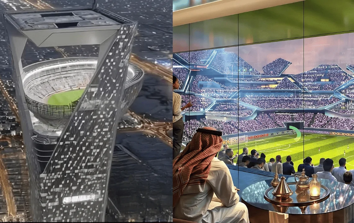 В Саудовской Аравии планируют построить стадион на крыше небоскреба