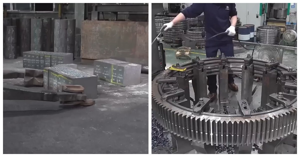 Как делают 50-тонные поворотные подшипники