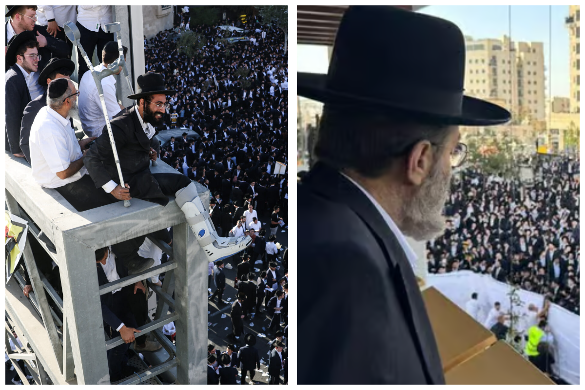 "Лучше уехать в США, чтобы изучать Тору, чем служить": в Израиле сотни тысяч ортодоксальных евреев вышли на митинг протеста