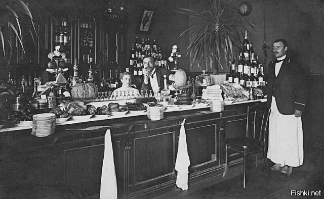 Так выглядел буфет на вокзале в Костроме в 1890 году