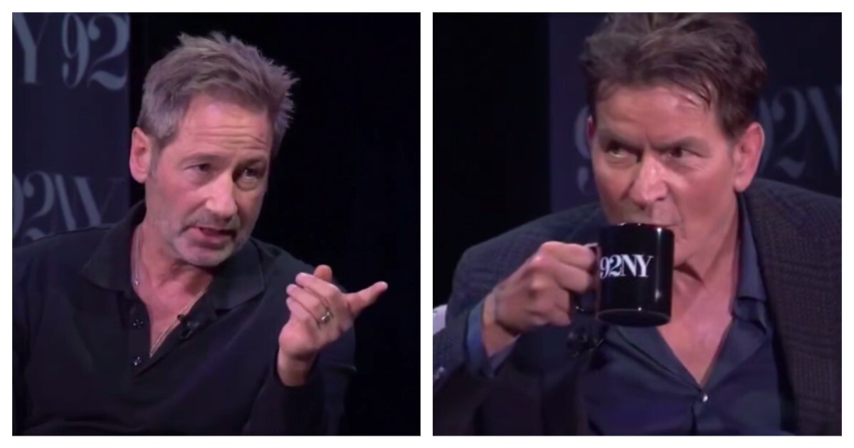 Как Дэвид Духовны впервые встретил Чарли Шина