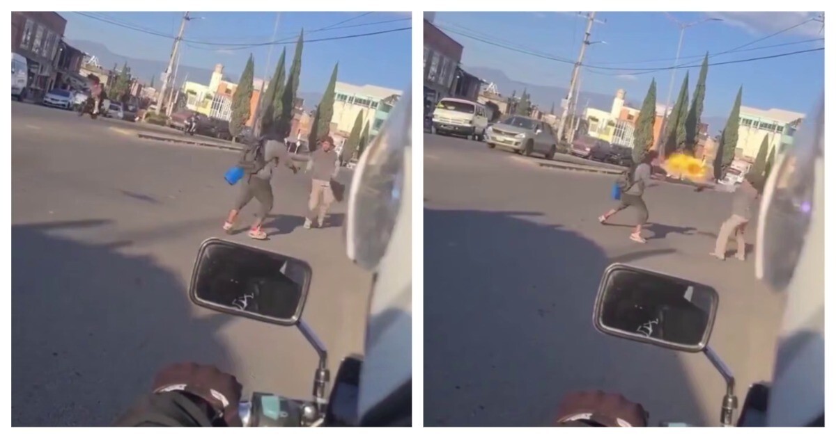 Схватка мага и воина на дороге в Мексике