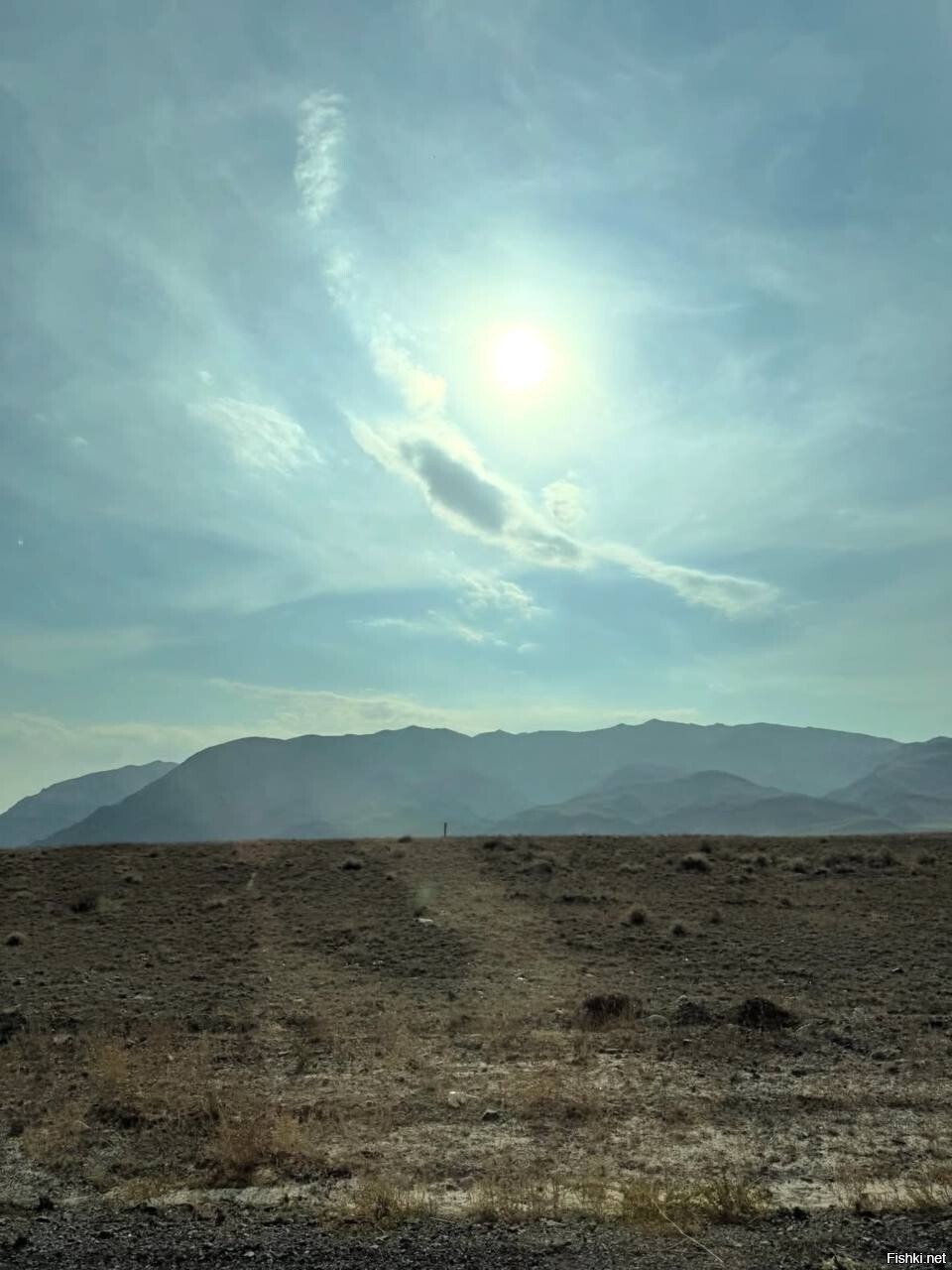 Почти флаг Казахстана в небе запечатлела Мадина Абубакирова